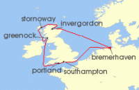 Timetables For Cruises On Mein Schiff 3 On 24 May 2020