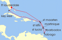 Timetables for Cruises To Basseterre - Ftlauderdale Martinique Keywest 