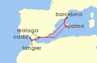 Timetables For Cruises On Mein Schiff 2 During September