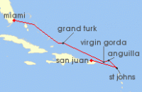 Cruise itinerary map for Explora Journeys 7 Night A Journey from Exciting Escapades to Idyllic Tranquillity (136252)