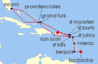 Cruise itinerary map for Explora Journeys 14 Night An Extended Journey from Ocean Calm to Vibrant Culture (138757)