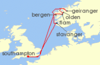 Timetables For Cruises From Southampton England On 15 May 22