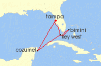 Timetables for Cruises To Key West - Tampa Bimini Cozumel 