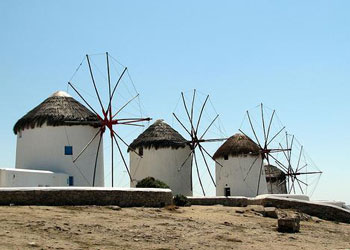 Mykonos windmills 