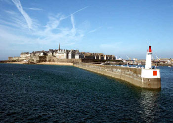 Harbor at St Malo, France